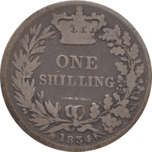 1834 SHILLING ( FAIR ) 6 - Shilling - Cambridgeshire Coins