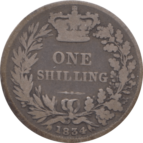 1834 SHILLING ( FAIR ) 6 - Shilling - Cambridgeshire Coins