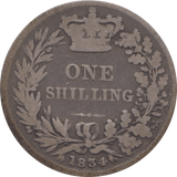 1834 SHILLING ( FAIR ) 6 - Shilling - Cambridgeshire Coins