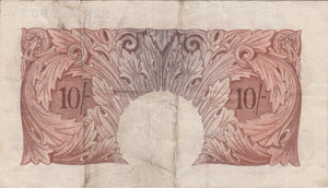 10 SHILLINGS BANKNOTE PEPPIATT REF SHILL-31 - 10 Shillings Banknotes - Cambridgeshire Coins