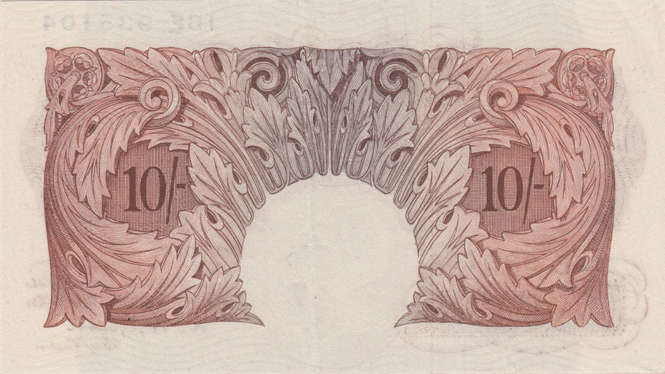 10 SHILLINGS BANKNOTE PEPPIATT REF SHILL-36 - 10 Shillings Banknotes - Cambridgeshire Coins