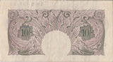 10 SHILLINGS BANKNOTE PEPPIATT REF SHILL-38 - 10 Shillings Banknotes - Cambridgeshire Coins