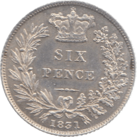 1831 SIXPENCE ( AUNC ) 25 - Sixpence - Cambridgeshire Coins