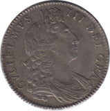 1700 HALFCROWN ( EF ) WILLIAM III