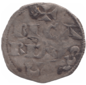 1169 - 1196 SILVER DENIER OF AQUITAINE RICHARD 1ST - Hammered Coins - Cambridgeshire Coins