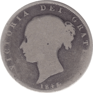 1845 HALFCROWN ( POOR ) REF 1 - Halfcrown - Cambridgeshire Coins