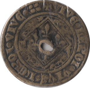 1350 MEDIEVAL JETTON COIN FRANCE - WORLD COINS - Cambridgeshire Coins