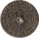1350 MEDIEVAL JETTON COIN FRANCE - WORLD COINS - Cambridgeshire Coins