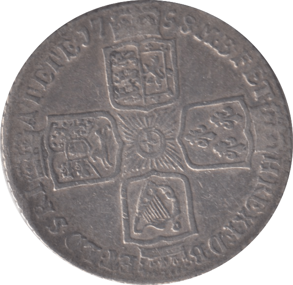 1758 SHILLING ( VF ) 2