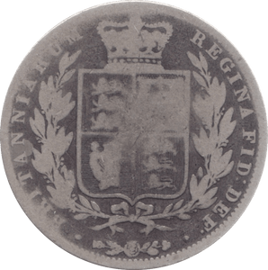 1845 HALFCROWN ( POOR ) REF 1 - Halfcrown - Cambridgeshire Coins