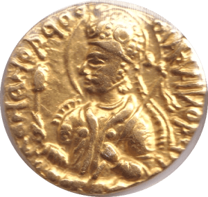 151-190 AD GOLD HUVISHKA DINAR ( KUSHAN EMPIRE ) - Gold World Coins - Cambridgeshire Coins