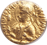 151-190 AD GOLD HUVISHKA DINAR ( KUSHAN EMPIRE ) - Gold World Coins - Cambridgeshire Coins