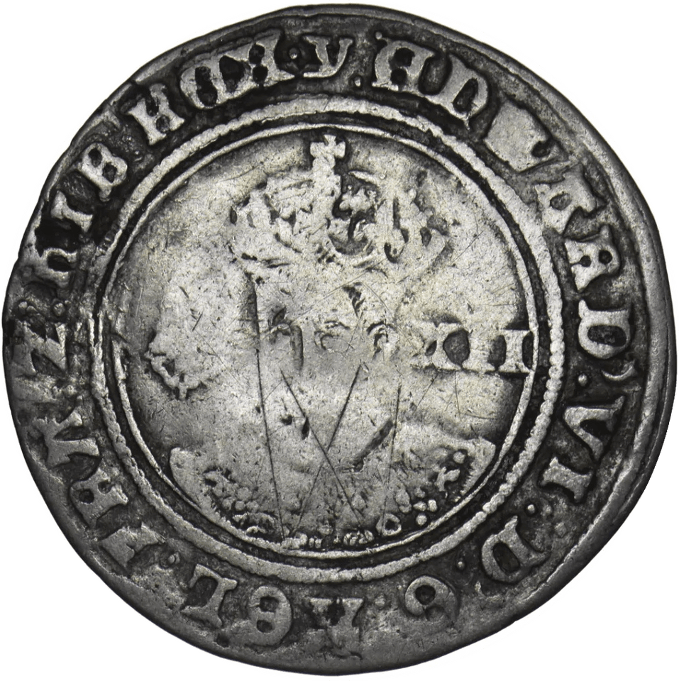 1551 - 53 SHILLING EDWARD VI - Hammered Coins - Cambridgeshire Coins