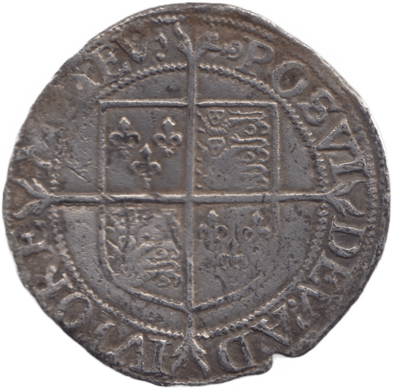 1552 - 1600 SILVER SHILLING ELIZABETH 1ST FIFTH ISSUE - Hammered Coins - Cambridgeshire Coins