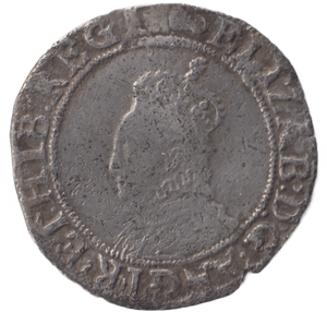 1552 - 1600 SILVER SHILLING ELIZABETH 1ST FIFTH ISSUE - Hammered Coins - Cambridgeshire Coins