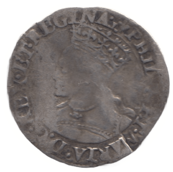 1554 - 1558 PHILLIP AND MARY SILVER GROAT - hammered coins - Cambridgeshire Coins