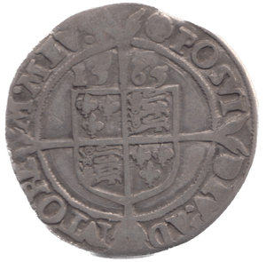 1565 SILVER SIXPENCE ELIZABETH 1ST THIRD ISSUE - Hammered Coins - Cambridgeshire Coins