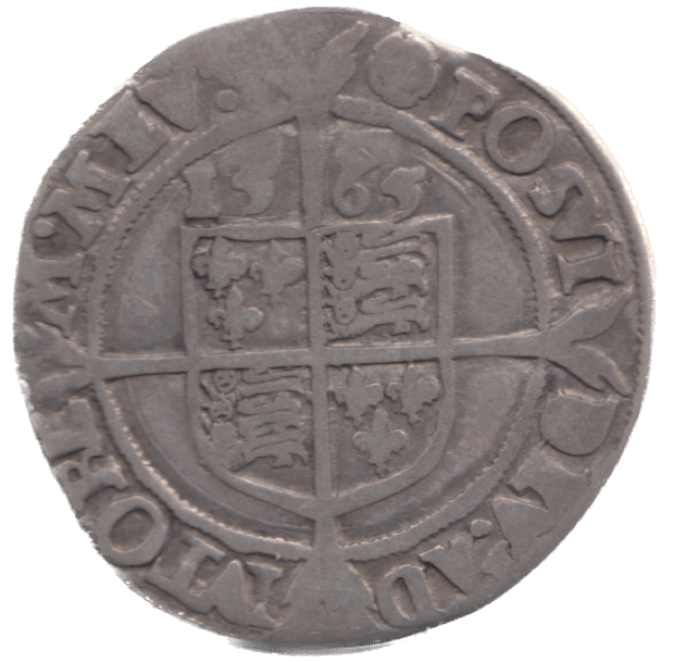 1565 SILVER SIXPENCE ELIZABETH 1ST THIRD ISSUE - Hammered Coins - Cambridgeshire Coins
