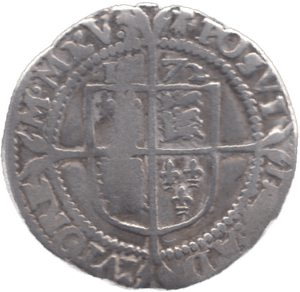 1572 ELIZABETH I SILVER SIXPENCE - Hammered Coins - Cambridgeshire Coins