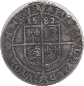 1582 ELIZABETH 1ST SILVER GROAT - Hammered Coins - Cambridgeshire Coins