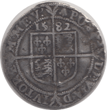 1582 ELIZABETH 1ST SILVER GROAT - Hammered Coins - Cambridgeshire Coins