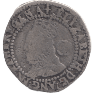 1582 ELIZABETH 1ST SILVER THREEPENCE - Hammered Coins - Cambridgeshire Coins