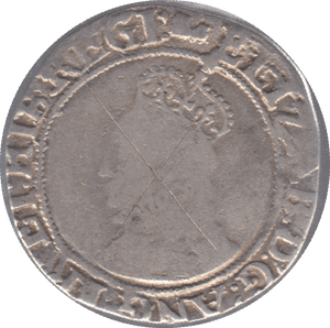 1582 SILVER ELIZABETH 1ST SHILLING - HAMMERED - Cambridgeshire Coins