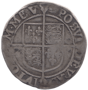 1595 ELIZABETH I SILVER SHILLING - hammered coins - Cambridgeshire Coins