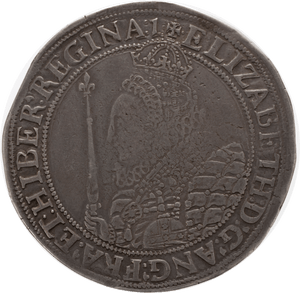 1601 CROWN ( GF ) ELIZABETH I MM1 SCARCE - CROWN - Cambridgeshire Coins
