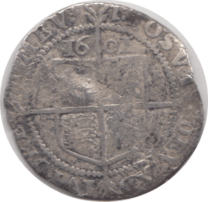 1601 ELIZABETH 1ST SILVER SIXPENCE REF 1 - Hammered Coins - Cambridgeshire Coins