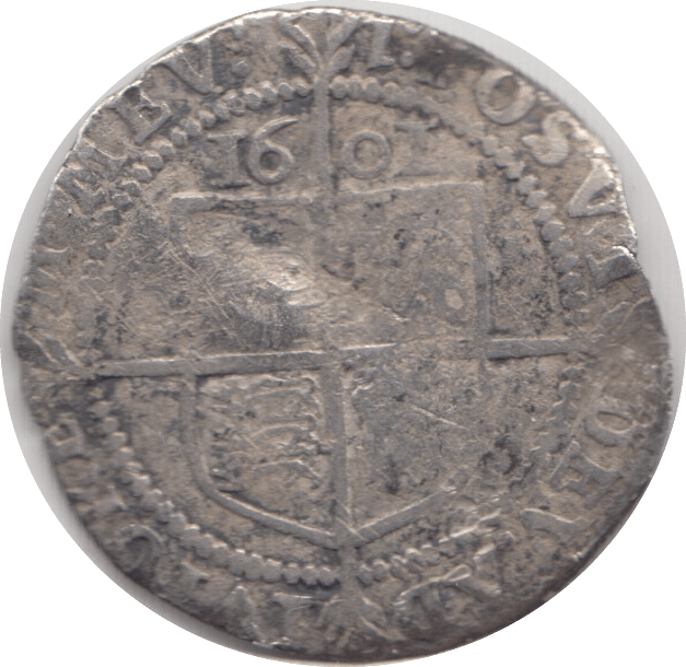 1601 ELIZABETH 1ST SILVER SIXPENCE REF 1 - Hammered Coins - Cambridgeshire Coins