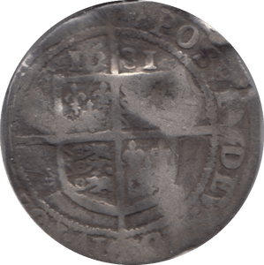 1601 ELIZABETH 1ST SILVER SIXPENCE - Hammered Coins - Cambridgeshire Coins