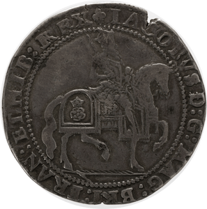 1604 - 1619 CROWN ( GF ) JAMES 1ST SECOND COINAGE KING ON HORSEBACK QUAE DEVS - CROWN - Cambridgeshire Coins