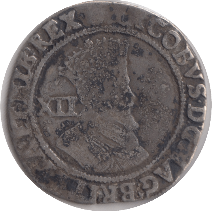 1604 SILVER SHILLING JAMES 1ST - Hammered Coins - Cambridgeshire Coins