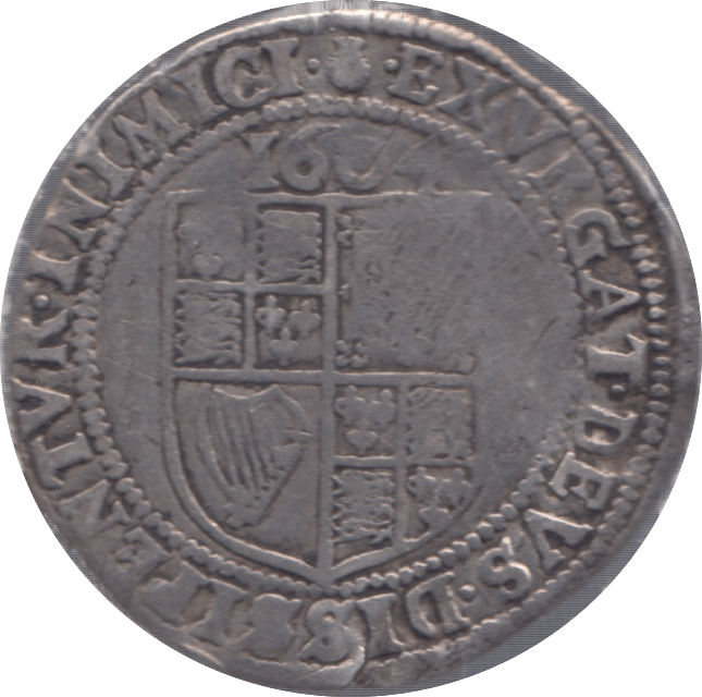 1604 SILVER SIXPENCE JAMES 1ST - Hammered Coins - Cambridgeshire Coins