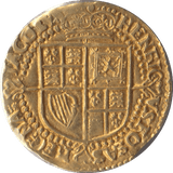 1619 - 1620 GOLD 1/4 LAUREL JAMES 1ST - Hammered Coins - Cambridgeshire Coins