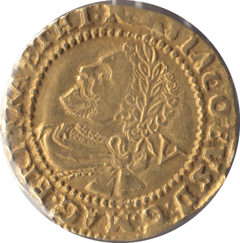 1619 - 1620 GOLD 1/4 LAUREL JAMES 1ST - Hammered Coins - Cambridgeshire Coins