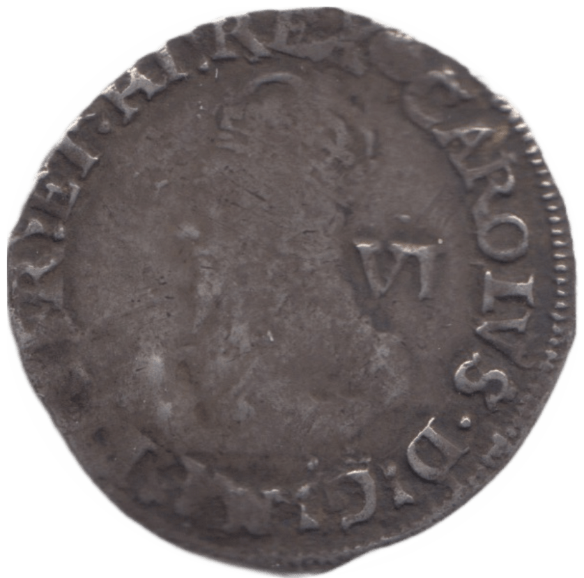 1625 - 1649 SILVER SIXPENCE CHARLES 1ST TOWER MINT - Hammered Coins - Cambridgeshire Coins