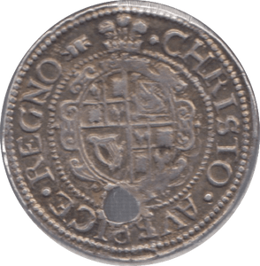 1638 SIXPENCE CHARLES 1ST ABERYSTWYTH - Hammered Coins - Cambridgeshire Coins
