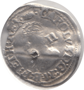 1642 CHARLES 1ST SILVER HALF GROAT - Hammered Coins - Cambridgeshire Coins