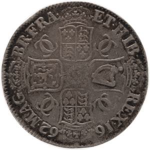 1662 CROWN ( GVF ) CHARLES II FIRST BUST ROSE BELOW - CROWN - Cambridgeshire Coins