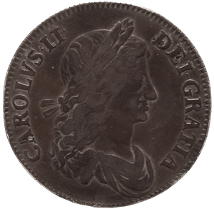 1662 CROWN ( VF ) CHARLES II NO ROSES BELOW DATE ON EDGE - CROWN - Cambridgeshire Coins