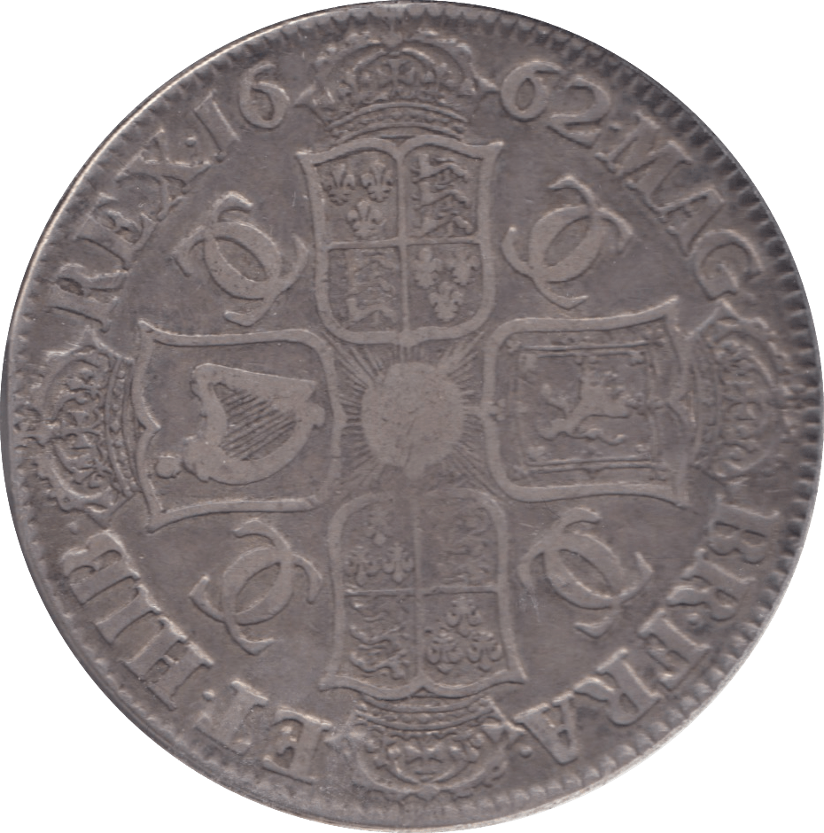 1662 CROWN ( VF ) - Crown - Cambridgeshire Coins