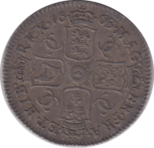 1663 SHILLING ( EF ) - Shilling - Cambridgeshire Coins