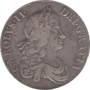 1664 CROWN ( GF ) I - Crown - Cambridgeshire Coins