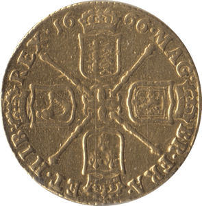 1666 GOLD ONE GUINEA ( GF ) - Guineas - Cambridgeshire Coins