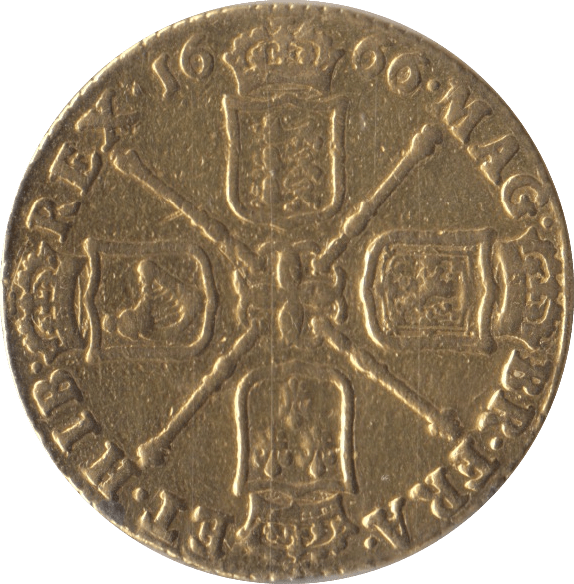 1666 GOLD ONE GUINEA ( GF ) - Guineas - Cambridgeshire Coins