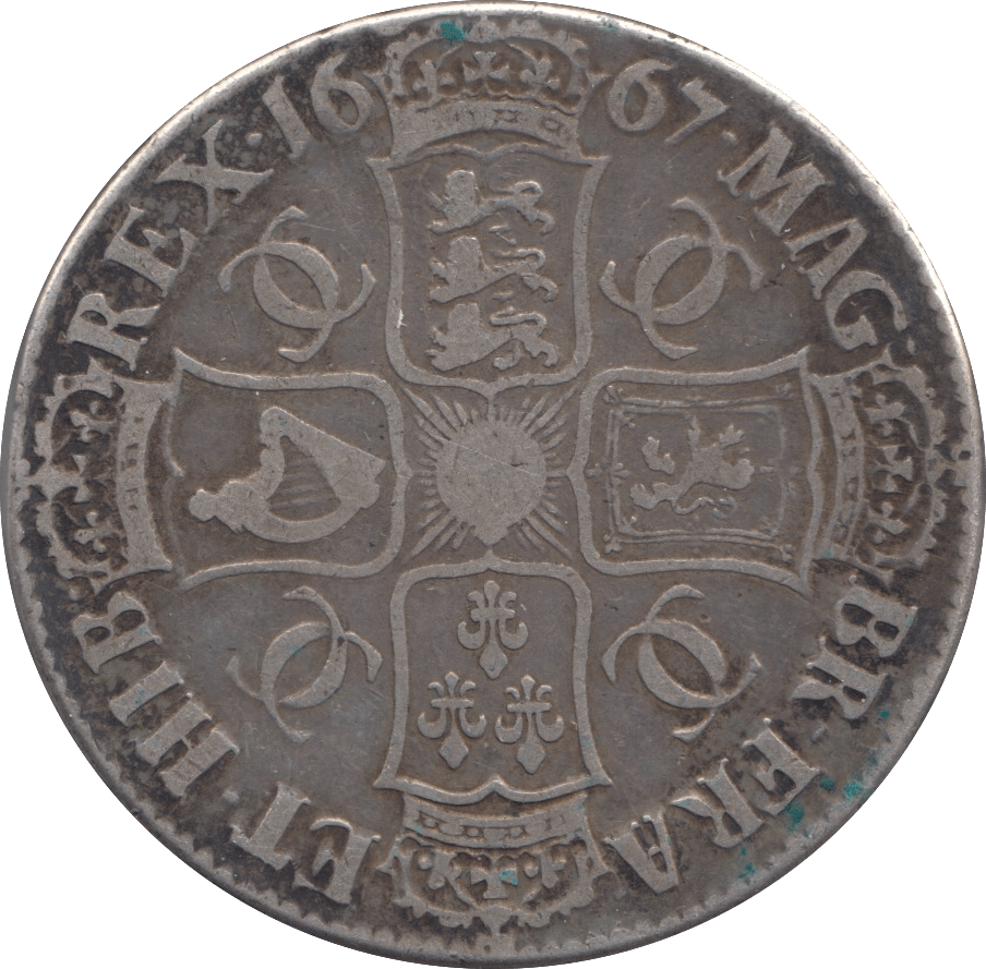 1667 CROWN ( GF ) - CROWN - Cambridgeshire Coins