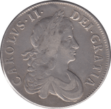 1668 CROWN ( GVF ) 2ND BUST - CROWN - Cambridgeshire Coins