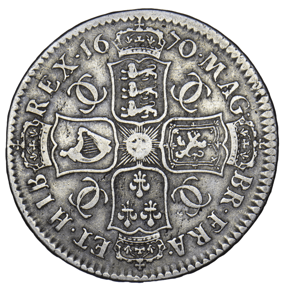 1670 HALFCROWN ( GF ) - Halfcrown - Cambridgeshire Coins